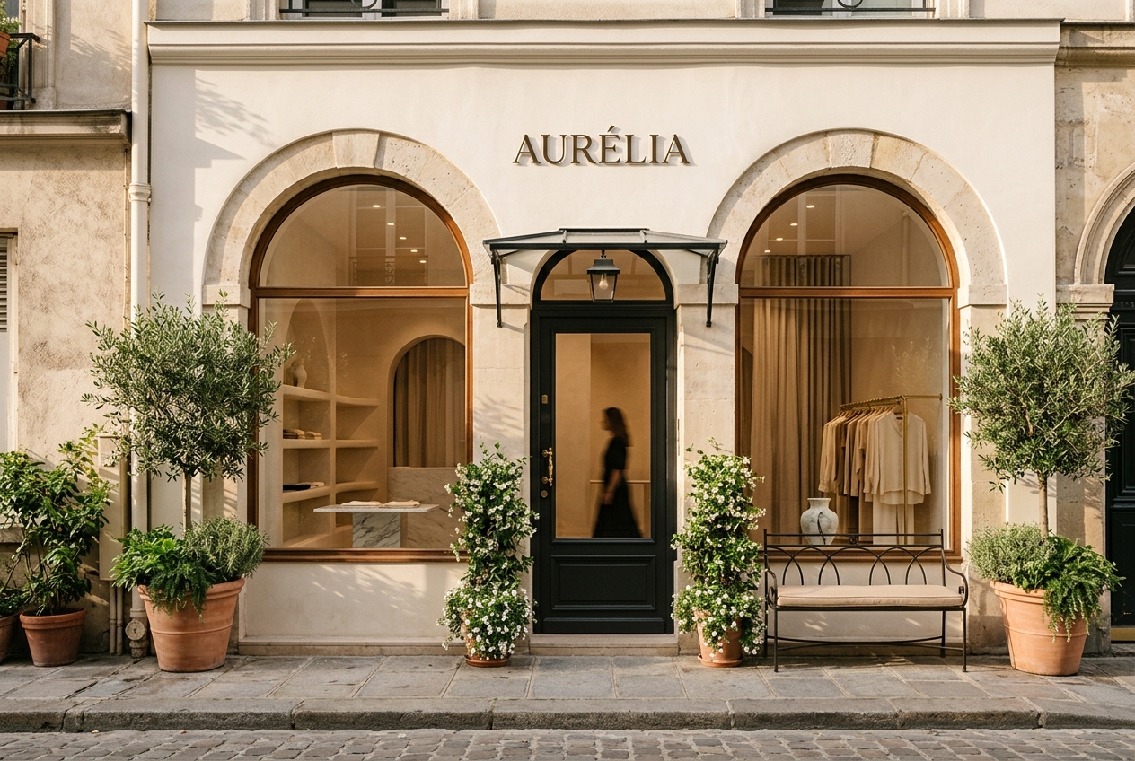 Minimalist Boutique Storefront